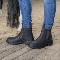 Unisex Stable Shoe Leather Safety Steel Toe